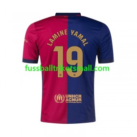 Fußballtrikots FC Barcelona Lamine Yamal 19 2024-2025 Kurzarm Heimtrikotsatz kaufen